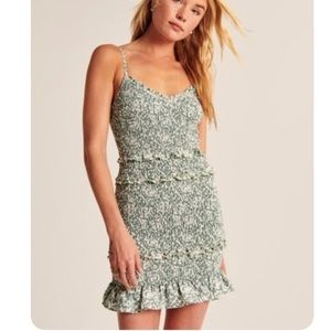 Abercrombie smocked mini dress